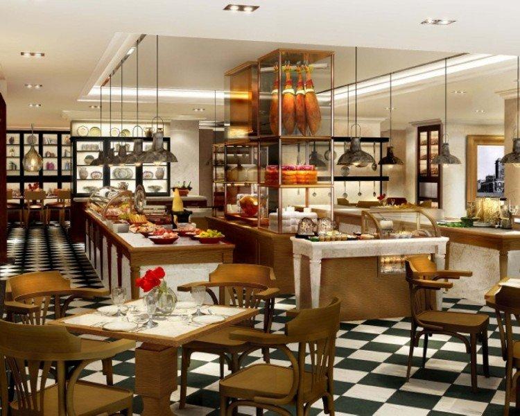 فندق ذا ليلا أمبيانس كونفينشن دلهي نيودلهي المطعم الصورة The restaurant