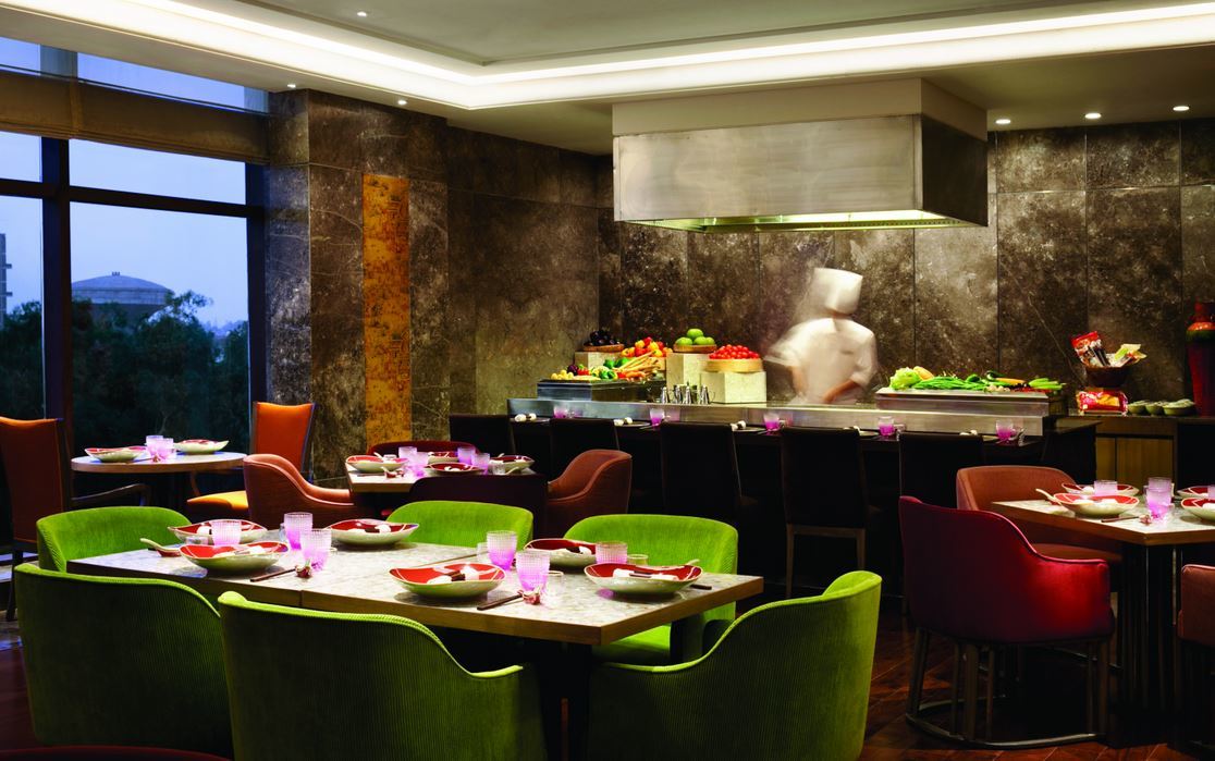 فندق ذا ليلا أمبيانس كونفينشن دلهي نيودلهي المظهر الخارجي الصورة The restaurant